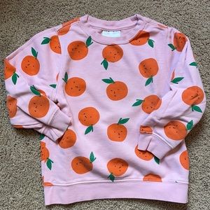 Hanna Anderson oranges sweatshirt